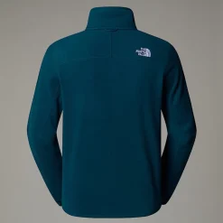 Discount The North Face Veste En Polaire Zippée 100 Glacier Pour Homme Midnight Petrol