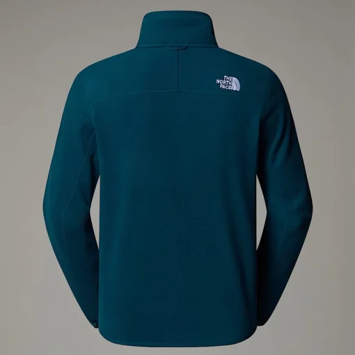 Discount The North Face Veste En Polaire Zippée 100 Glacier Pour Homme Midnight Petrol