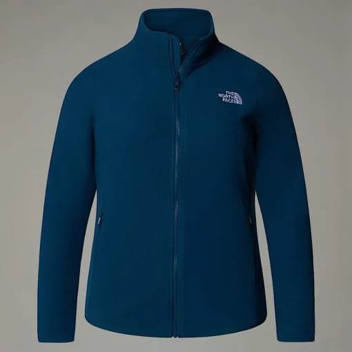 Clearance The North Face Veste En Polaire Zippée Grande Taille 100 Glacier Pour Femme Midnight Petrol