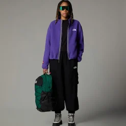 Shop The North Face Veste En Polaire Zippée TNF Fleeski Pour Femme Peak Purple