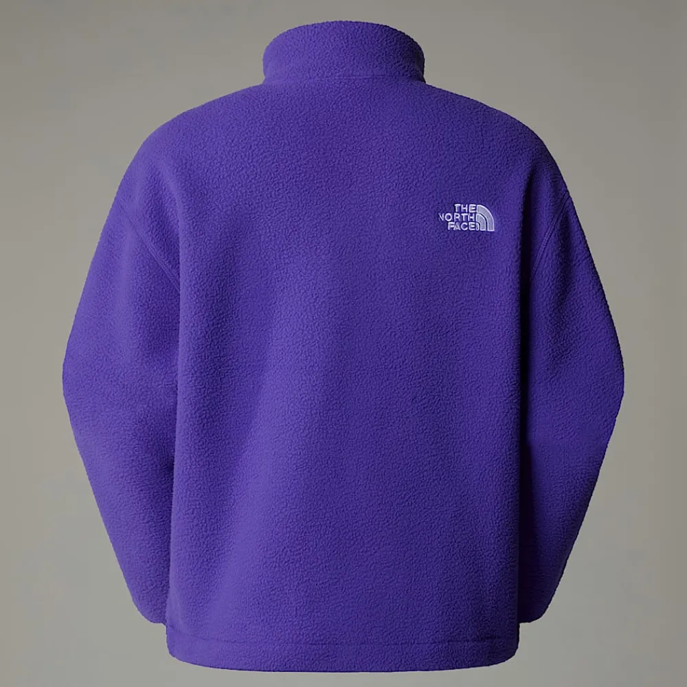 Shop The North Face Veste En Polaire Zippée TNF Fleeski Pour Femme Peak Purple