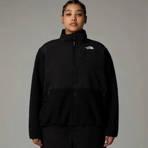 Best The North Face Veste Grande Taille Retro Denali Pour Femme TNF Black