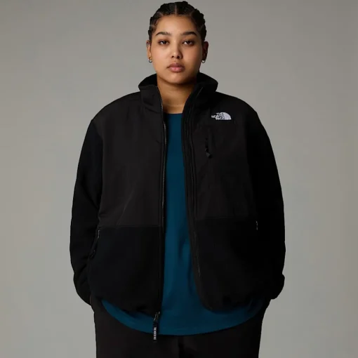 Best The North Face Veste Grande Taille Retro Denali Pour Femme TNF Black