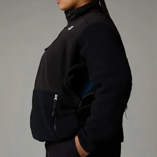 Best The North Face Veste Grande Taille Retro Denali Pour Femme TNF Black