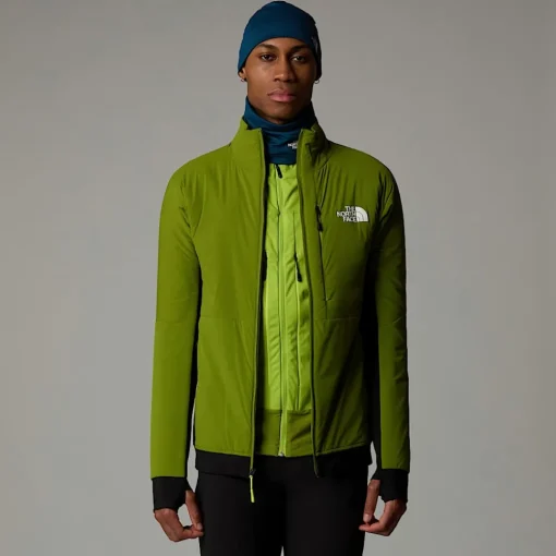 Clearance The North Face Veste Hybride Binntal Ventrix™ Pour Homme Oak Green-TNF Black
