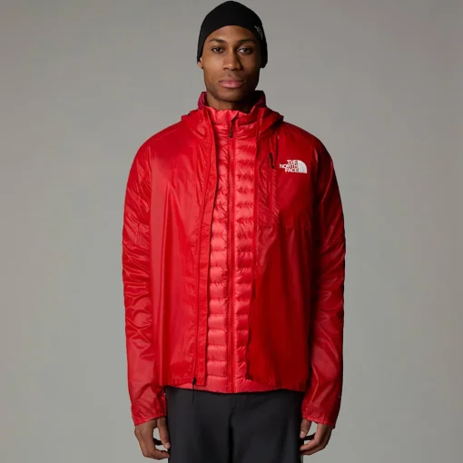 Best Sale The North Face Veste Imperméable Windstream Pour Homme HIGH RISK RED