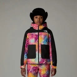 Online The North Face Veste Isolante Freedom Pour Fille Radiant Poppy Blowing Wind Print