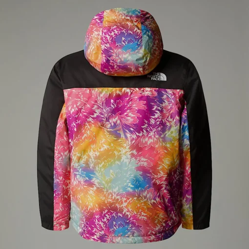 Online The North Face Veste Isolante Freedom Pour Fille Radiant Poppy Blowing Wind Print