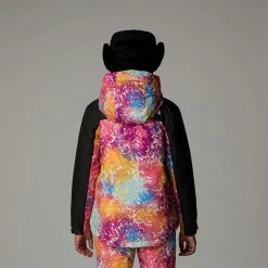 Online The North Face Veste Isolante Freedom Pour Fille Radiant Poppy Blowing Wind Print
