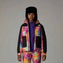 Online The North Face Veste Isolante Freedom Pour Fille Radiant Poppy Blowing Wind Print