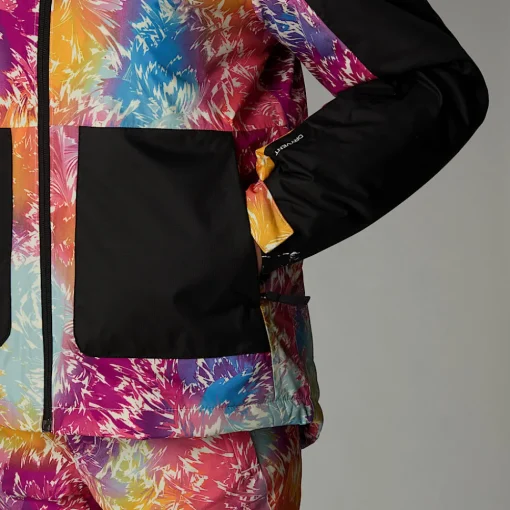 Online The North Face Veste Isolante Freedom Pour Fille Radiant Poppy Blowing Wind Print