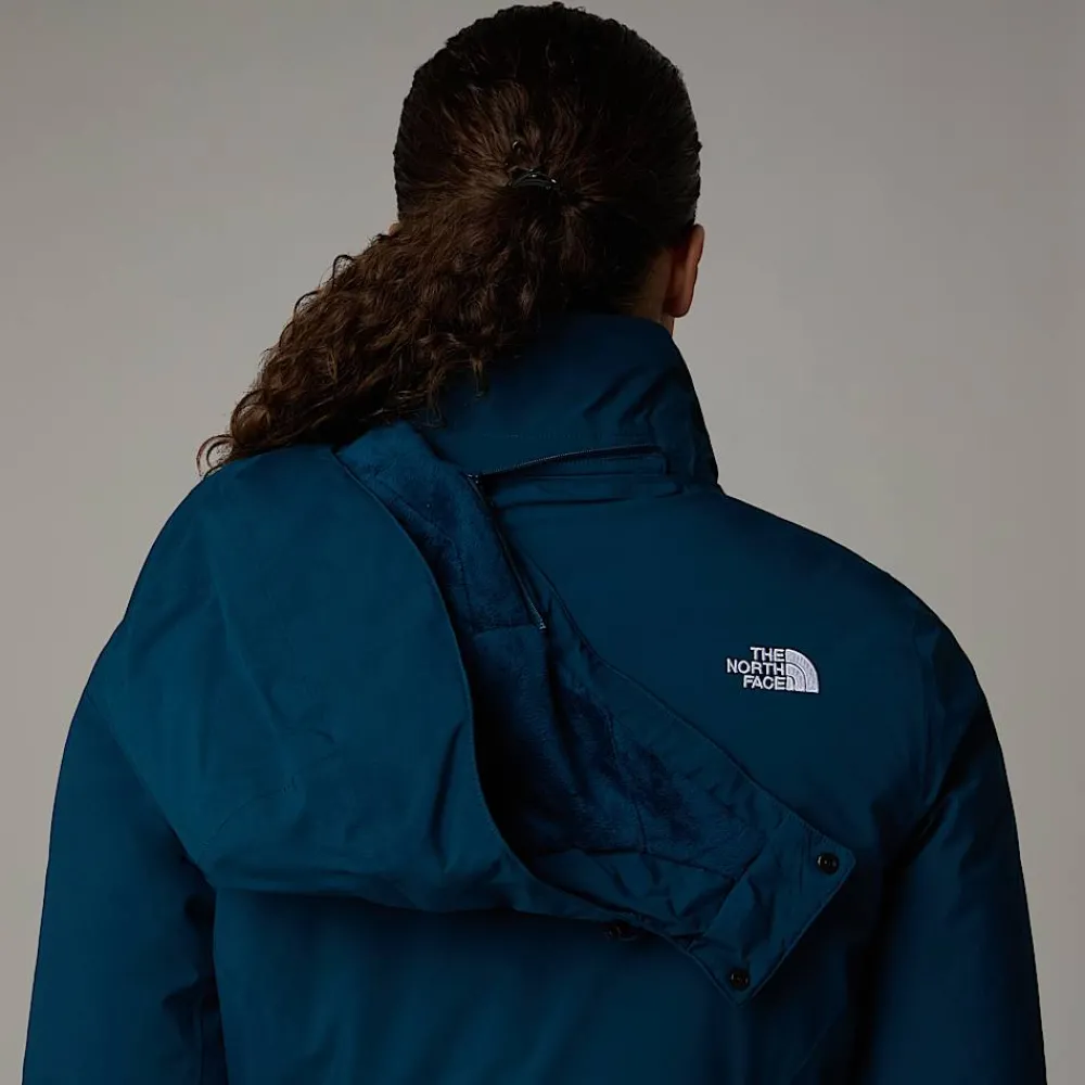 Outlet The North Face Veste Isolante Inlux Pour Femme Midnight Petrol