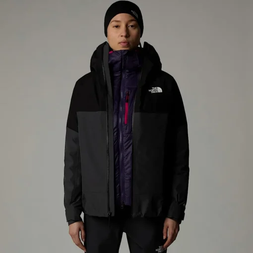 Discount The North Face Veste Jazzi GORE-TEX® Triple épaisseur Pour Femme Anthracite Grey-TNF Black