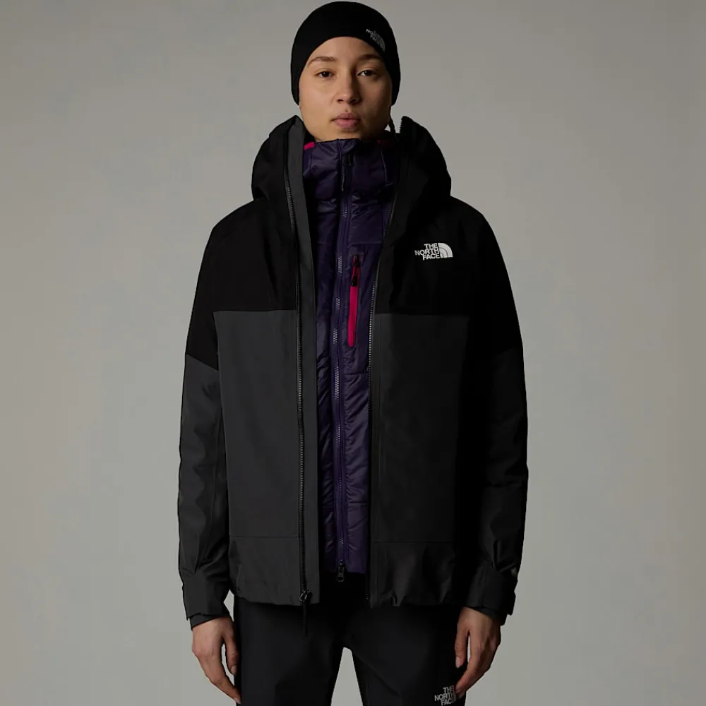 Discount The North Face Veste Jazzi GORE-TEX® Triple épaisseur Pour Femme Anthracite Grey-TNF Black