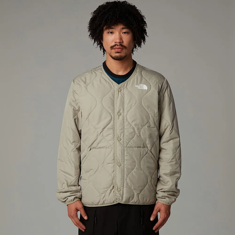 New The North Face Veste Matelassée Ampato Pour Homme Clay Grey