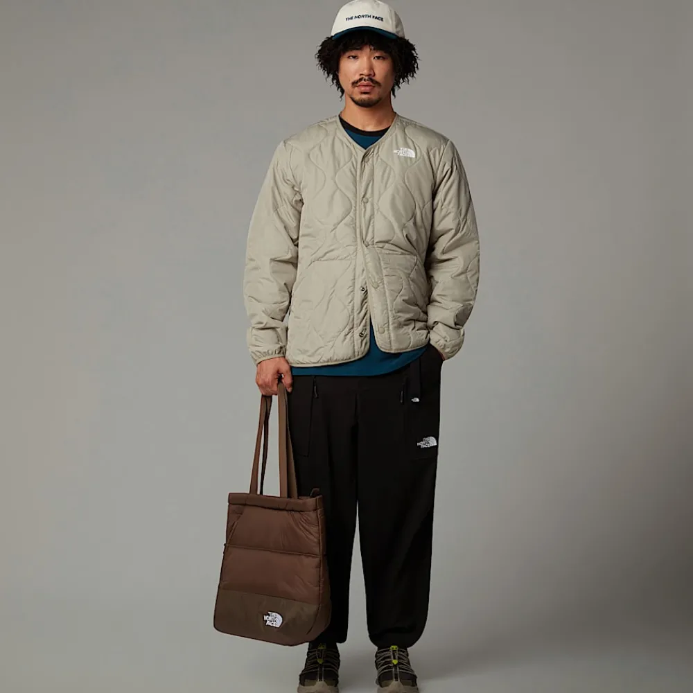 New The North Face Veste Matelassée Ampato Pour Homme Clay Grey