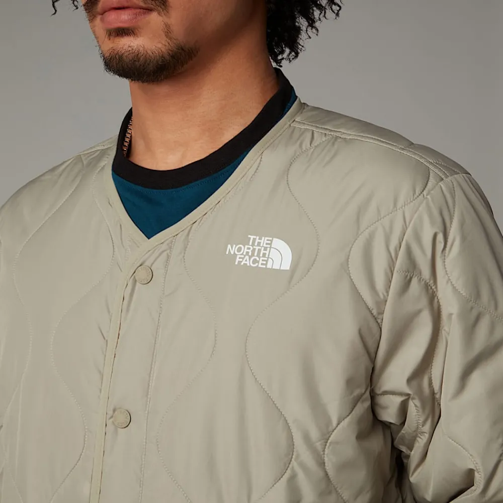New The North Face Veste Matelassée Ampato Pour Homme Clay Grey
