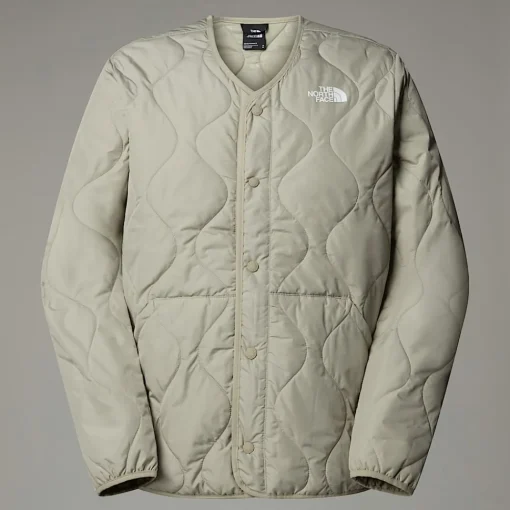 New The North Face Veste Matelassée Ampato Pour Homme Clay Grey