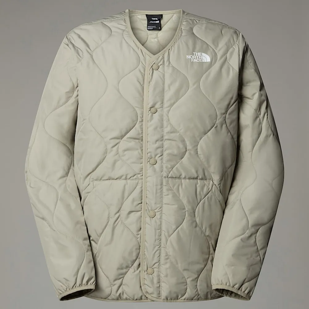 New The North Face Veste Matelassée Ampato Pour Homme Clay Grey