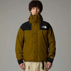 New The North Face Veste Mountain GORE-TEX® Pour Homme Moss Green-TNF Black
