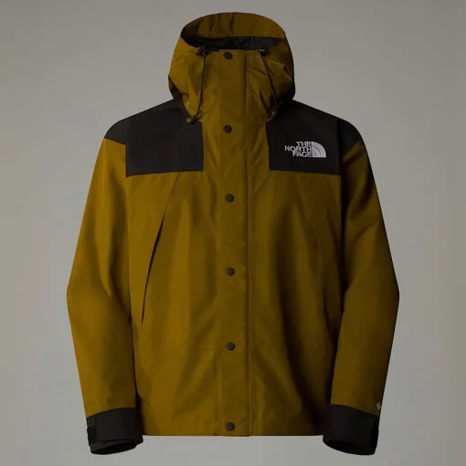 New The North Face Veste Mountain GORE-TEX® Pour Homme Moss Green-TNF Black