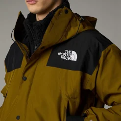New The North Face Veste Mountain GORE-TEX® Pour Homme Moss Green-TNF Black