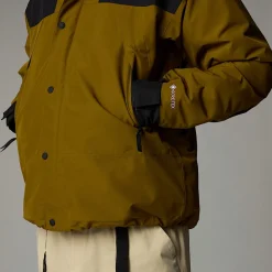 New The North Face Veste Mountain GORE-TEX® Pour Homme Moss Green-TNF Black