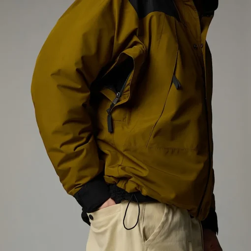 New The North Face Veste Mountain GORE-TEX® Pour Homme Moss Green-TNF Black