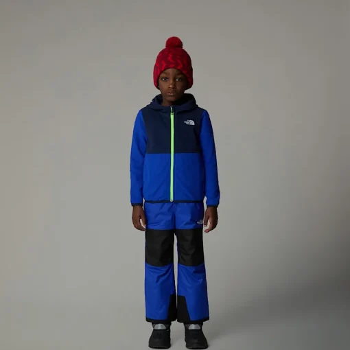 Best Sale The North Face Veste Polaire Zippée à Capuche Glacier Pour Enfant TNF Blue