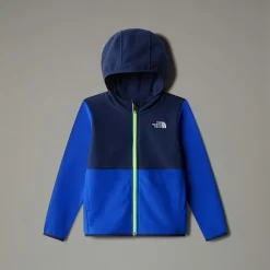 Best Sale The North Face Veste Polaire Zippée à Capuche Glacier Pour Enfant TNF Blue