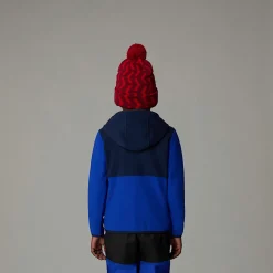 Best Sale The North Face Veste Polaire Zippée à Capuche Glacier Pour Enfant TNF Blue