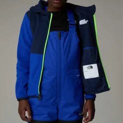 Best Sale The North Face Veste Polaire Zippée à Capuche Glacier Pour Enfant TNF Blue