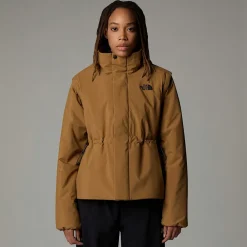 Shop The North Face Veste Rembourrée Convertible 2-en-1 Pour Femme UTILITY BROWN