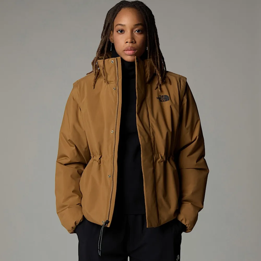 Shop The North Face Veste Rembourrée Convertible 2-en-1 Pour Femme UTILITY BROWN