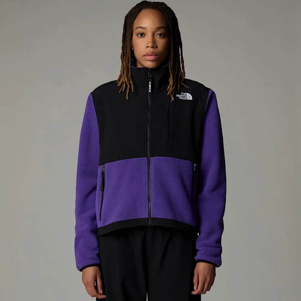 Clearance The North Face Veste Retro Denali Pour Femme PEAK PURPLE-TNF BLACK