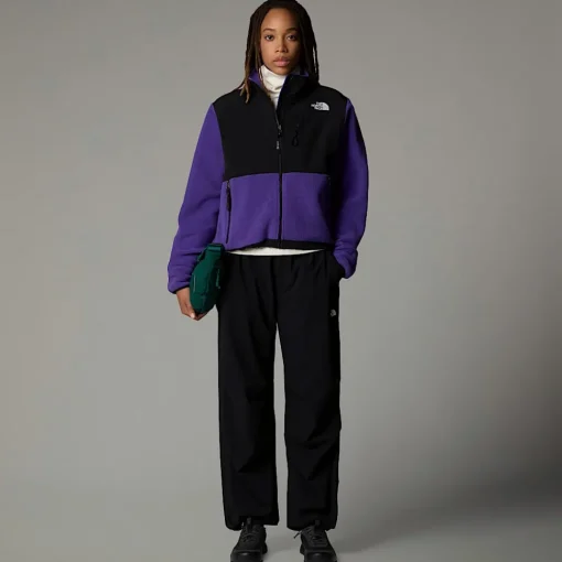 Clearance The North Face Veste Retro Denali Pour Femme PEAK PURPLE-TNF BLACK