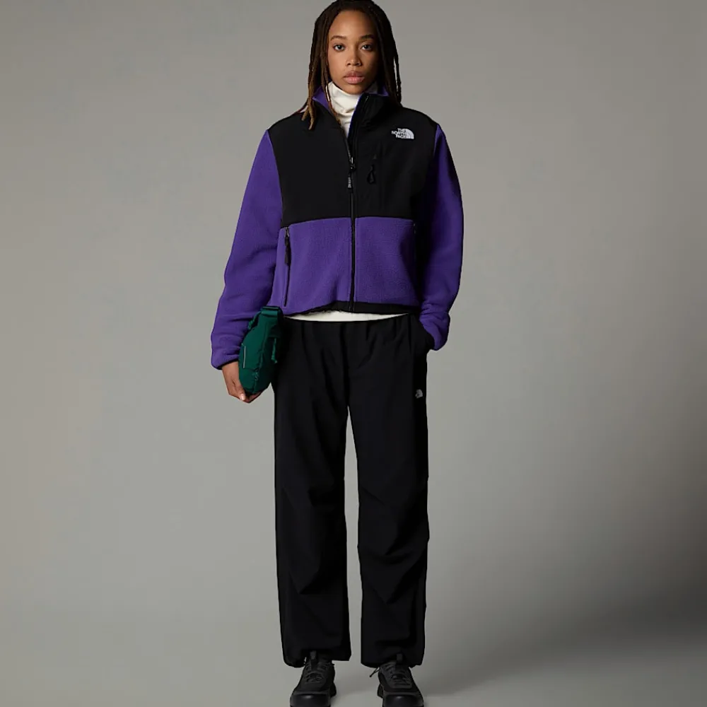 Clearance The North Face Veste Retro Denali Pour Femme PEAK PURPLE-TNF BLACK