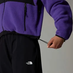 Clearance The North Face Veste Retro Denali Pour Femme PEAK PURPLE-TNF BLACK