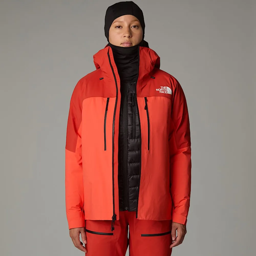 Discount The North Face Veste Summit Pumori GORE-TEX® Pro Pour Femme Radiant Orange-Auburn Glaze