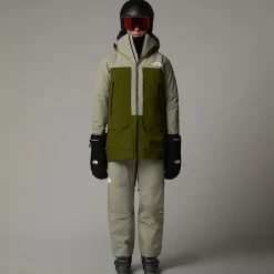 Shop The North Face Veste Summit Verbier GORE-TEX® Pour Femme Clay Grey-Forest Olive
