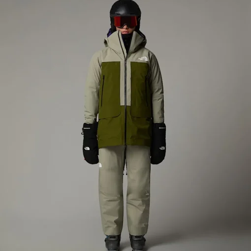 Shop The North Face Veste Summit Verbier GORE-TEX® Pour Femme Clay Grey-Forest Olive