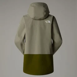 Shop The North Face Veste Summit Verbier GORE-TEX® Pour Femme Clay Grey-Forest Olive