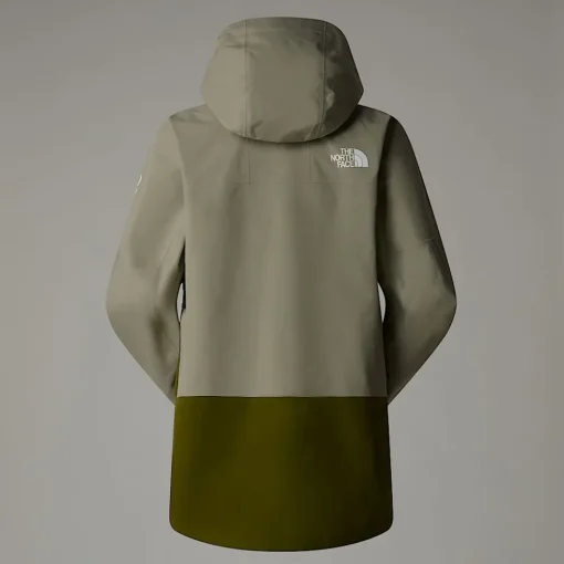 Shop The North Face Veste Summit Verbier GORE-TEX® Pour Femme Clay Grey-Forest Olive