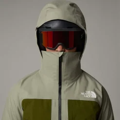 Shop The North Face Veste Summit Verbier GORE-TEX® Pour Femme Clay Grey-Forest Olive