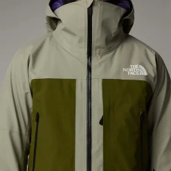 Shop The North Face Veste Summit Verbier GORE-TEX® Pour Femme Clay Grey-Forest Olive