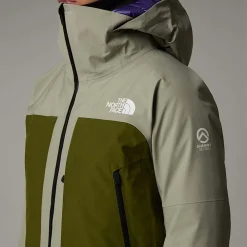 Shop The North Face Veste Summit Verbier GORE-TEX® Pour Femme Clay Grey-Forest Olive