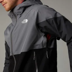 Shop The North Face Veste Zippée Compatible Lightning Pour Homme TNF Black-Smoked Pearl-Asphalt Grey-NPF