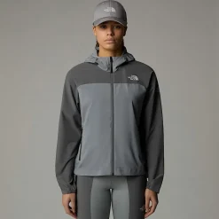 Flash Sale The North Face Veste Zippée Mountain Athletics Trajectory Pour Femme Monument Grey-Smoked Pearl