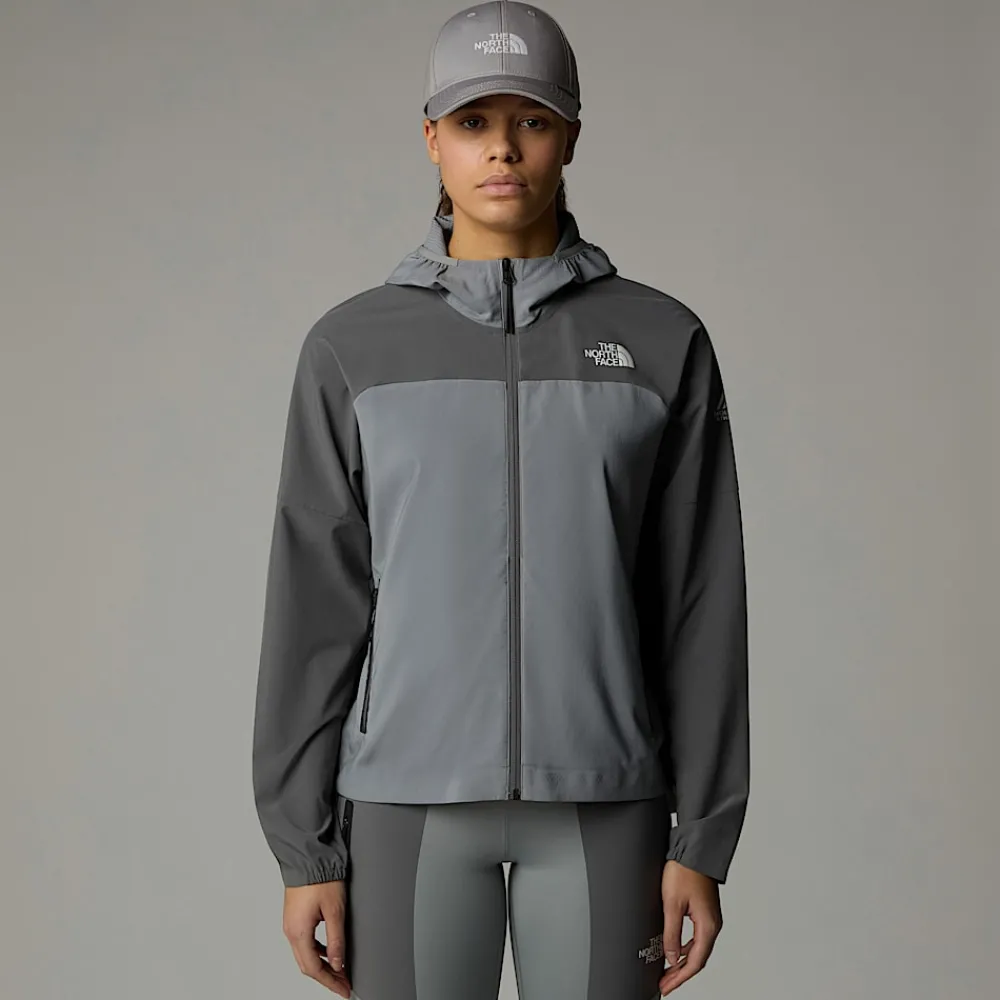 Flash Sale The North Face Veste Zippée Mountain Athletics Trajectory Pour Femme Monument Grey-Smoked Pearl