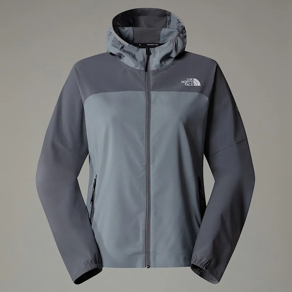 Flash Sale The North Face Veste Zippée Mountain Athletics Trajectory Pour Femme Monument Grey-Smoked Pearl